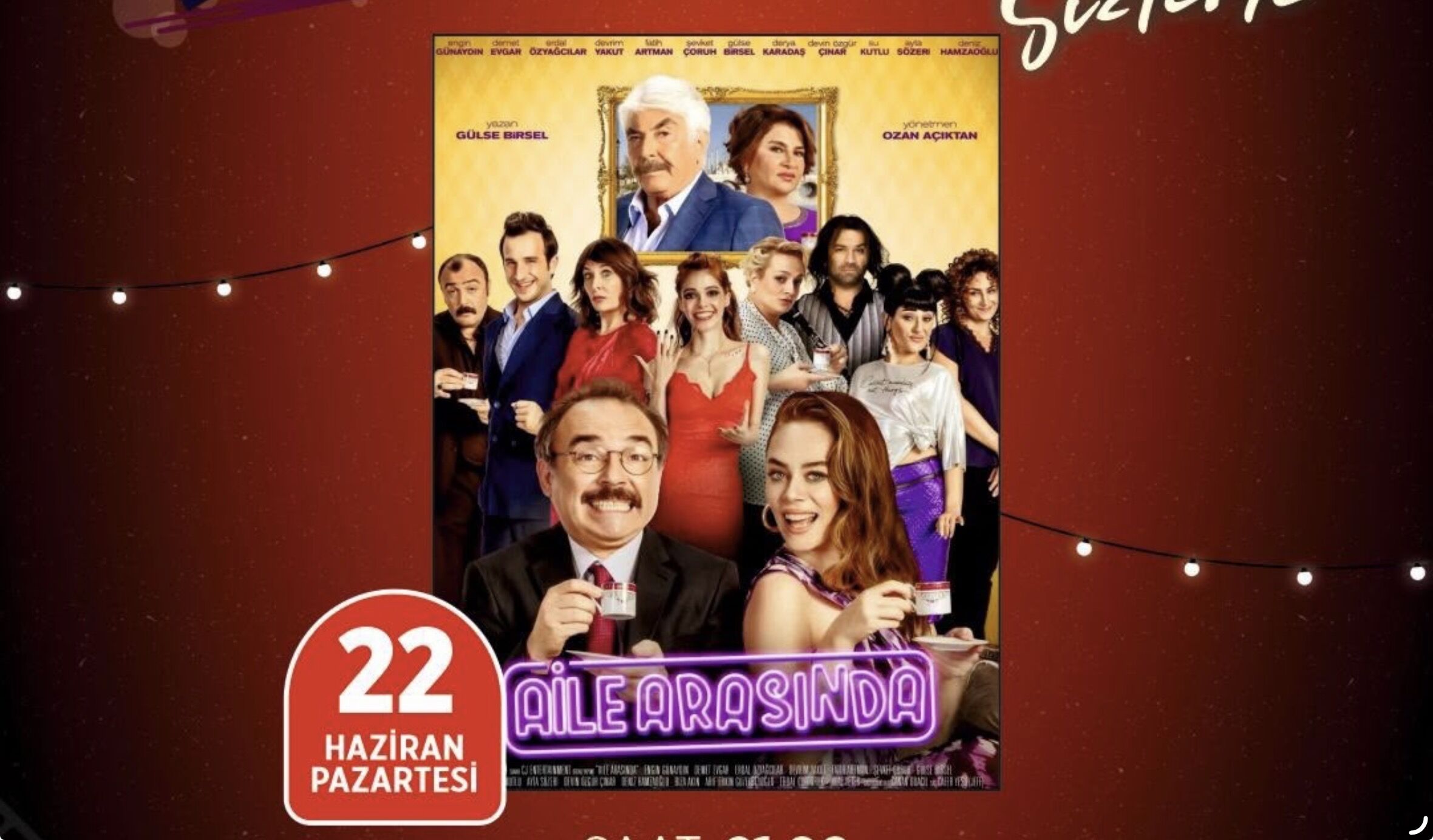 Aydınlılar açık hava sineması etkinlikleri ile buluşturacak