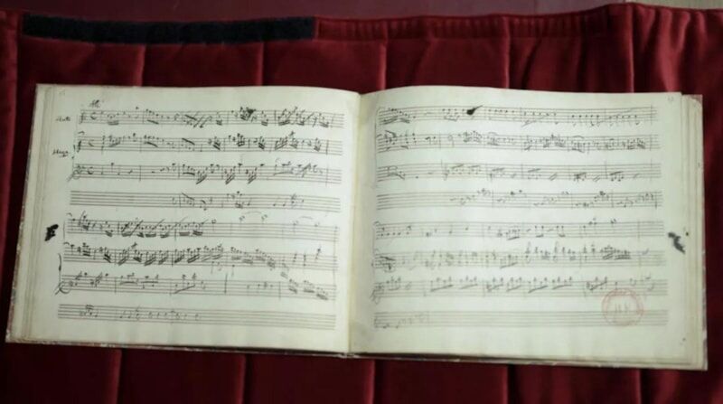 Mozart’a ait el yazması bulundu