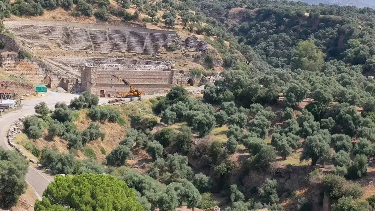 Nysa Antik Kenti'nde çalışmalar sürüyor