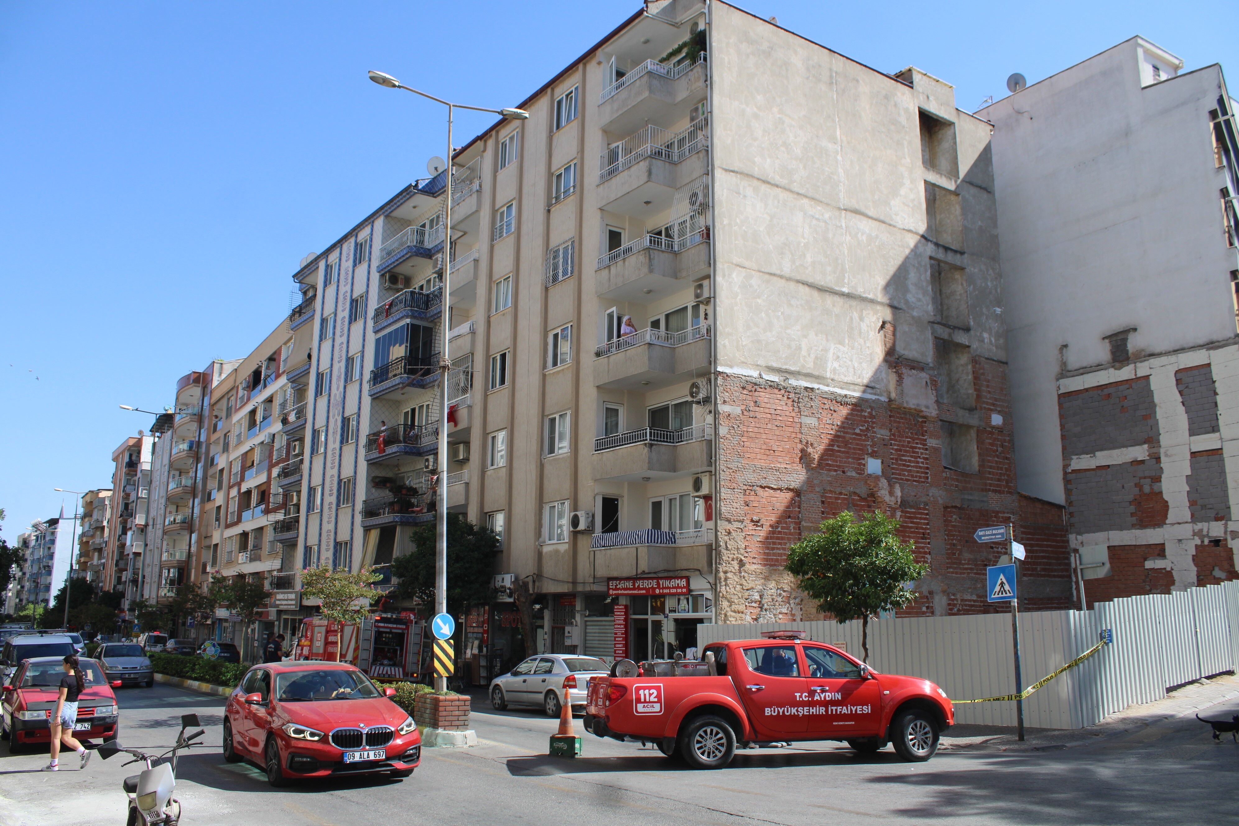 Efeler'de doğalgaz paniği