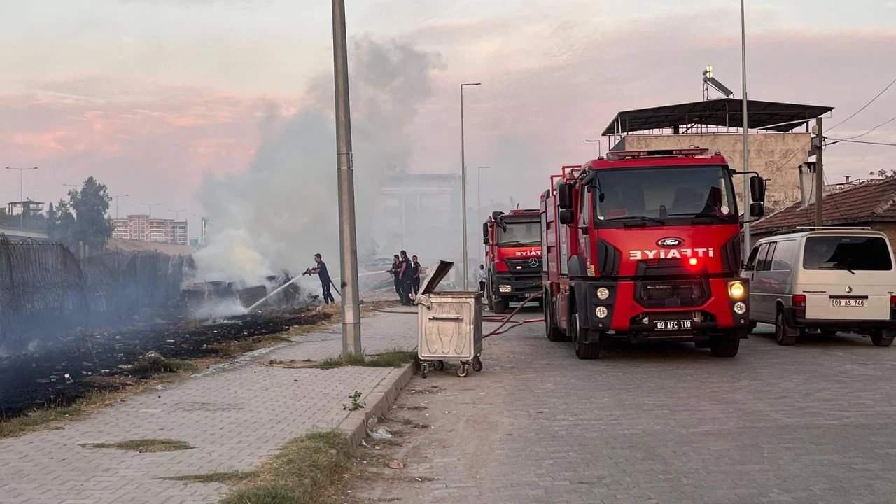 Aydın’da korkutan yangın!