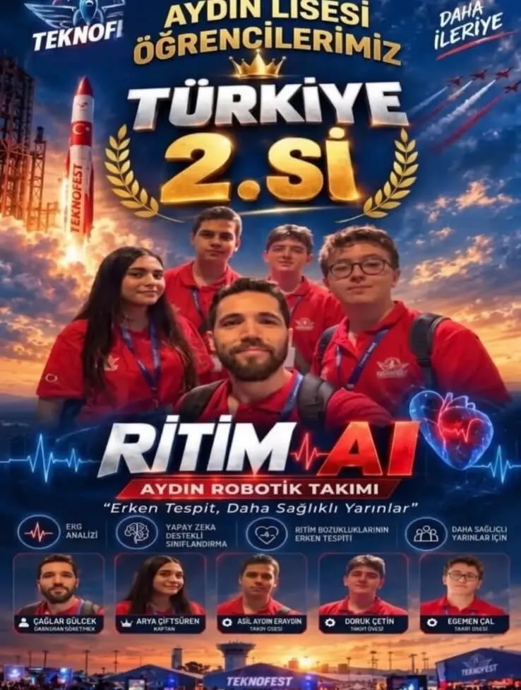 Aydinli Ogrenciler Teknofestte Turkiye Ikincisi Oldu 1