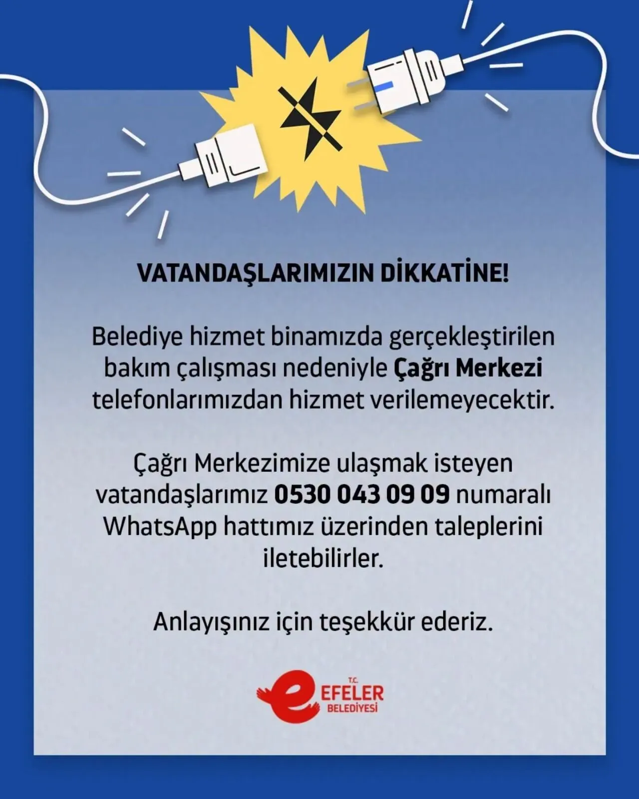 Efeler Belediyesinden Uyari Ararsaniz Ulasamazsiniz 2