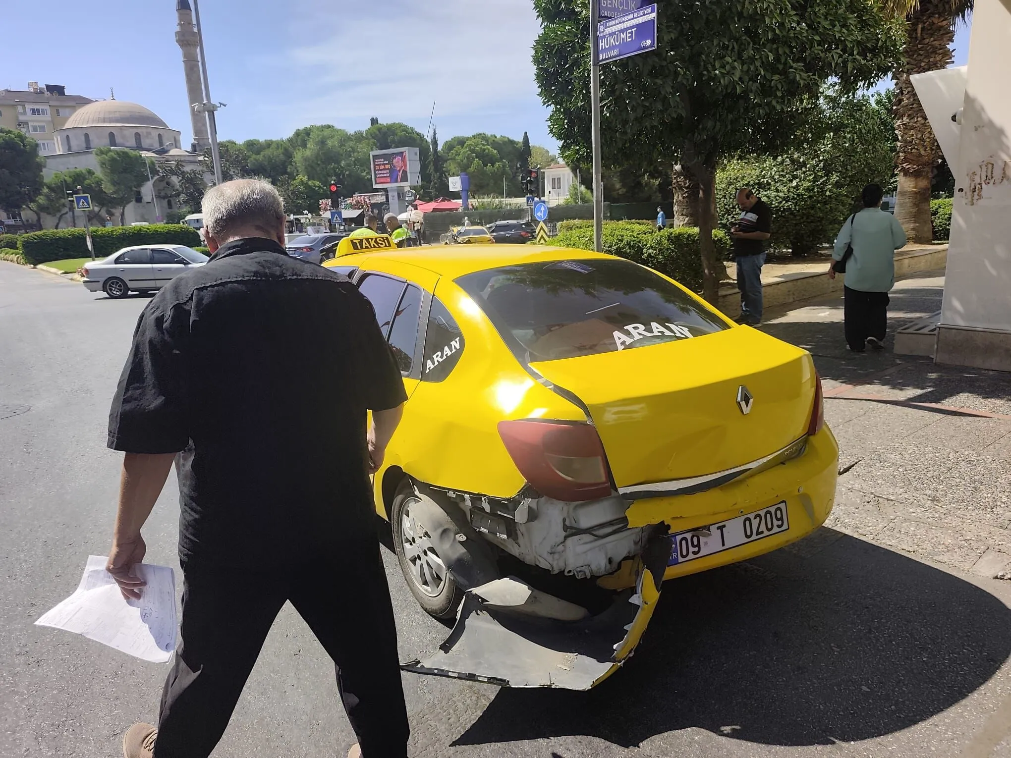 Efeler'de trafik kazası