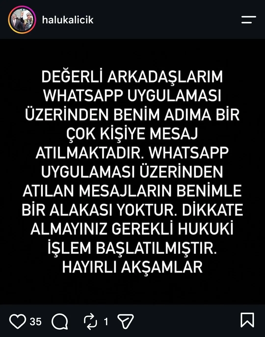 Alicik Uyardi Mesajlar Benimle Alakali Degil 701312 A6Cd08