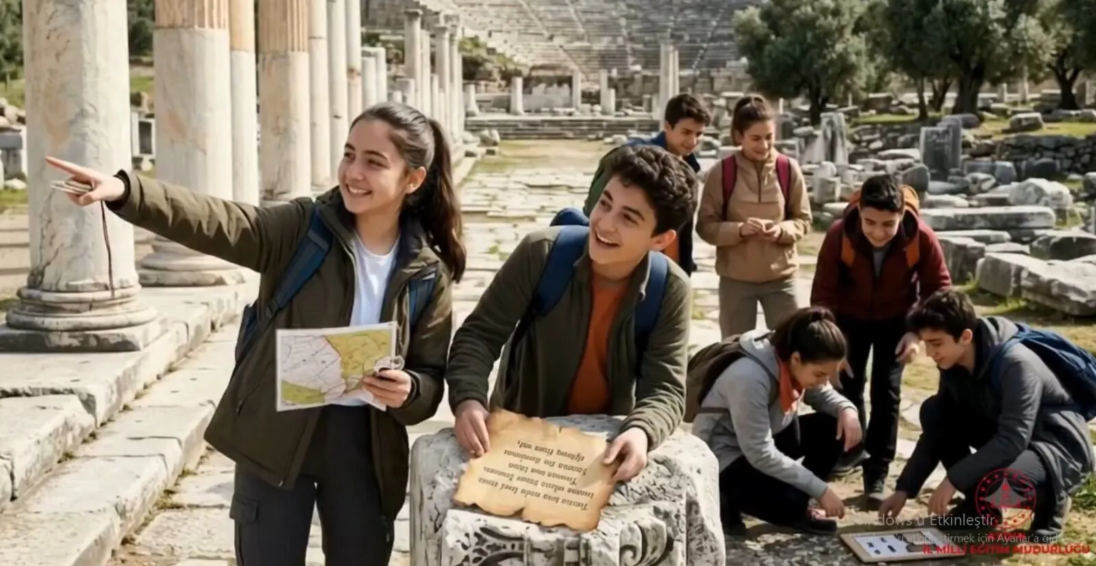 Aydinda Egitim Siniflardan Cikiyor Ogrenciler Tarihi Yerinde Ogrenecek 4
