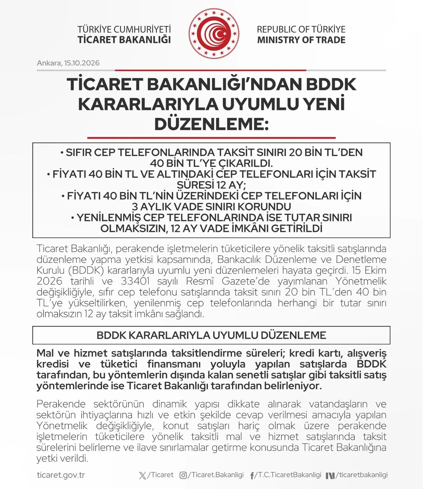 Cep Telefonu Satislarinda Yeni Donem Taksit Sinirlari Yeniden Duzenlendi 1