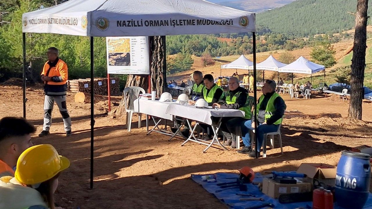 Nazilli Orman İşletme Müdürlüğü’nden tatbikat