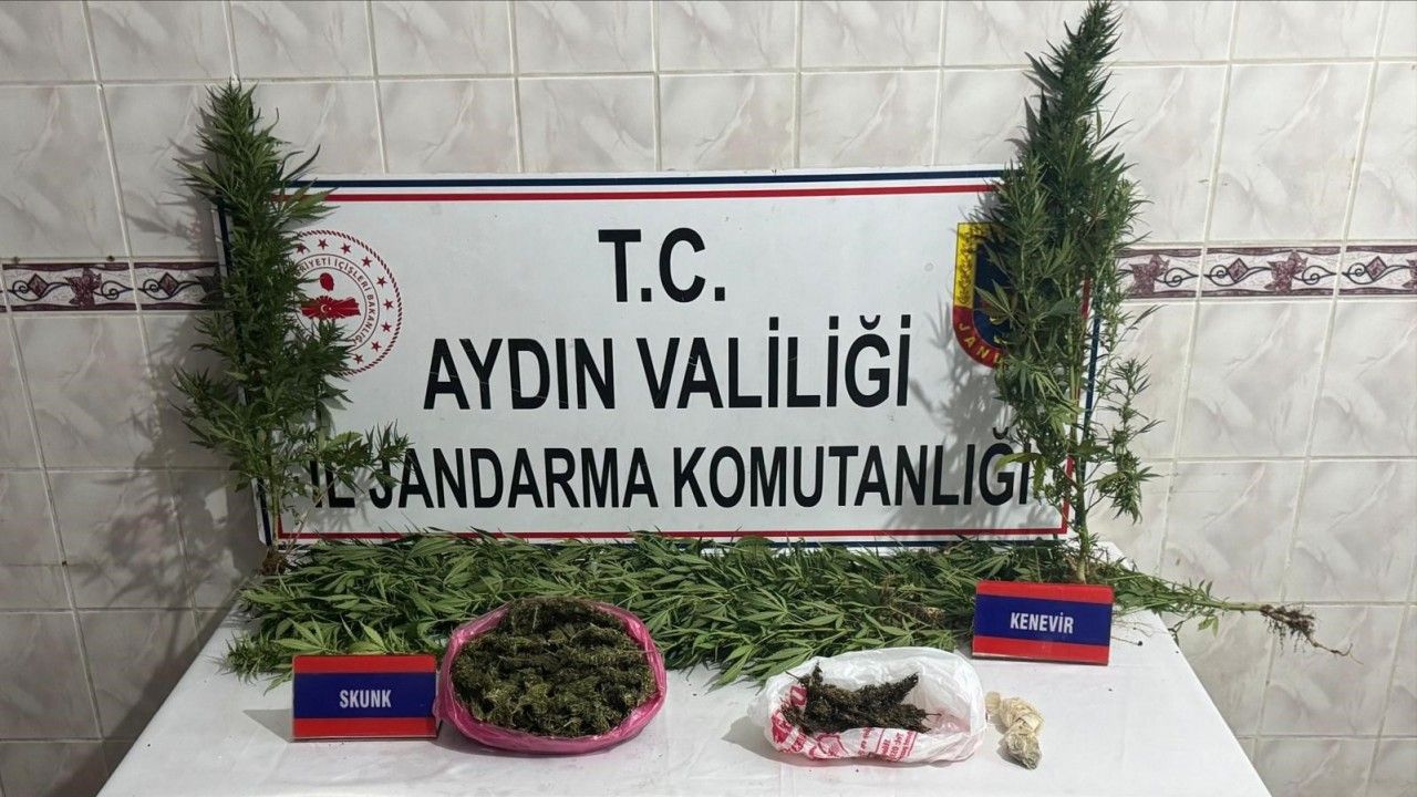 Evinde tam 498 gram skunk ele geçirildi