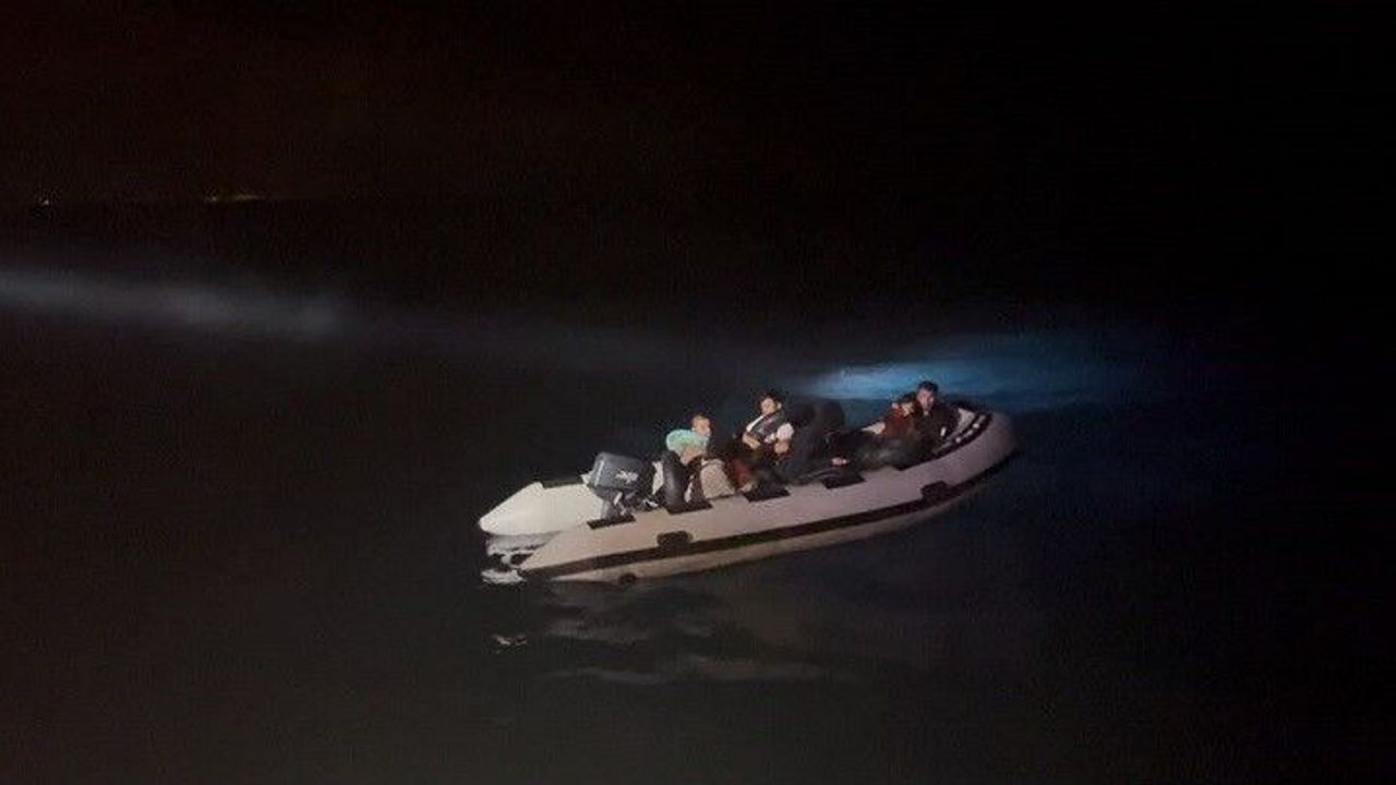Didim'de 3'ü çocuk 7 düzensiz göçmen kurtarıldı
