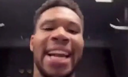 Giannis, Türk bayrağına küfür etti