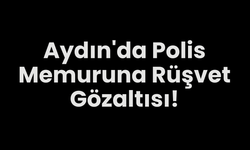 Aydın'da Polis Memuruna Rüşvet Gözaltısı!