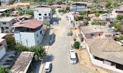 Nazilli Belediyesi Dallıca’da kaldırımları yeniliyor