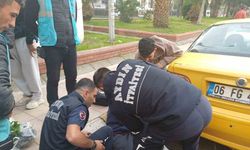 Ayağı mazgala sıkıştı, itfaiye ekipleri kurtardı
