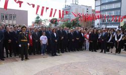 Aydın’da 29 Ekim kutlamaları çelenk sunma töreni başladı