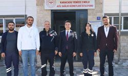 Kaymakam Gündoğdu sağlık personeli ile bir araya geldi