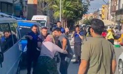 Pazar yerinde satıcı kadına zabıtadan müdahale