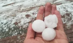 Aydın’da dolu yağışı tarım arazileri büyük zarar gördü