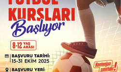 Efeler'de futbol kursları başlıyor