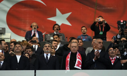 Cumhurbaşkanı Erdoğan, Türkiye - Gürcistan maçını izledi