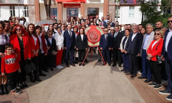 CHP Aydın'dan Cumhuriyet Bayramı çelengi