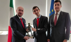 Aydınlı başkanlar İtalyan konsolosla buluştu