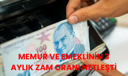 Emekli ve Memurun Yeni Zam Verileri Netleşti