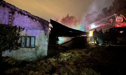 Saman deposunda çıkan yangında ev ve otomobil hasar gördü