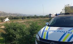 Trenin çarptığı kamyonet paramparça oldu