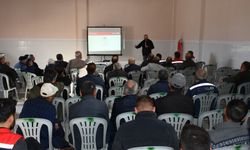 Yenipazar'da üreticiler şap hastalığı için bilgilendirildi