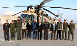 Aydın Jandarma Helikopter Filo Komutanlığı ekibine teşekkür belgesi