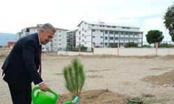 Buharkent’te ’Geleceğe Nefes Olacak’ fidanlar toprakla buluştu