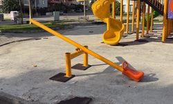 Çocukların oyun alanı ateşe verildi