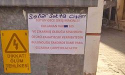 Dikiş makinesi gürültüsüne afişli uyarı