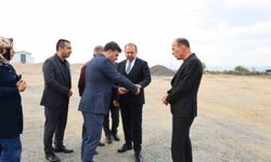 Koçarlı Devlet Hastanesi'nin Geçici Hizmet Alanı'nda inceleme yapıldı