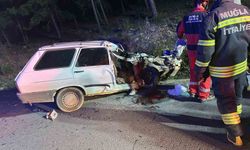 Trafik kazası: 1'i ağır 2 yaralı