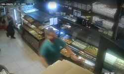 Pastanede dehşet anları kamerada