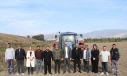 Söke’de buğday tohumları yeniden ekildi.