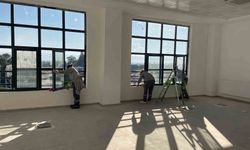 Yeni kaymakamlık binasında hazırlıklar sürüyor