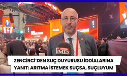 Zencirci’den Suç Duyurusu İddialarına Yanıt: Arıtma İstemek Suçsa, Suçluyum