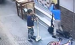 Boyundan büyük scooter'ı çaldılar