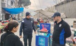 Germencik'te pazarlarda 'kontrol kantarı' uygulaması devam ediyor