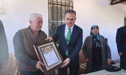 Şehit Kuran'ın ailesine şehadet belgesi verildi