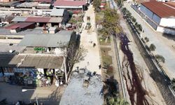 Yenipazar'da Doğu Mahallesi'nde parke taşı çalışmaları sürüyor