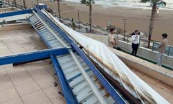 Didim'de fırtına etkili oldu