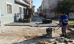 Germencik'te sokaklar yenileniyor