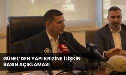 Günel’den yapı krizine ilişkin basın açıklaması