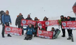 Aydınlı dağcılar Erciyes’e tırmandı