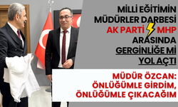 Müdür Özcan: Önlüğümle Girdim, Önlüğümle Çıkacağım