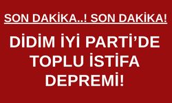 Didim İYİ Parti'de toplu istifa!